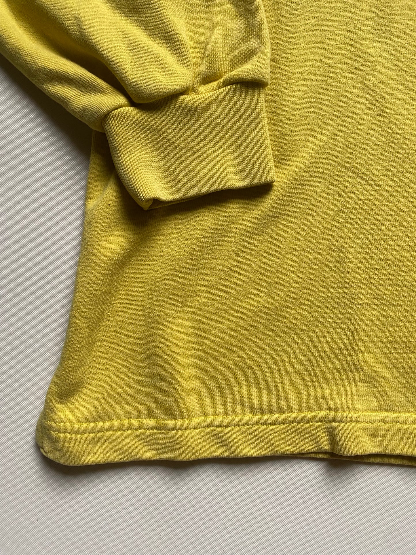 Pull Nike vintage brodé, jaune moutarde, XL