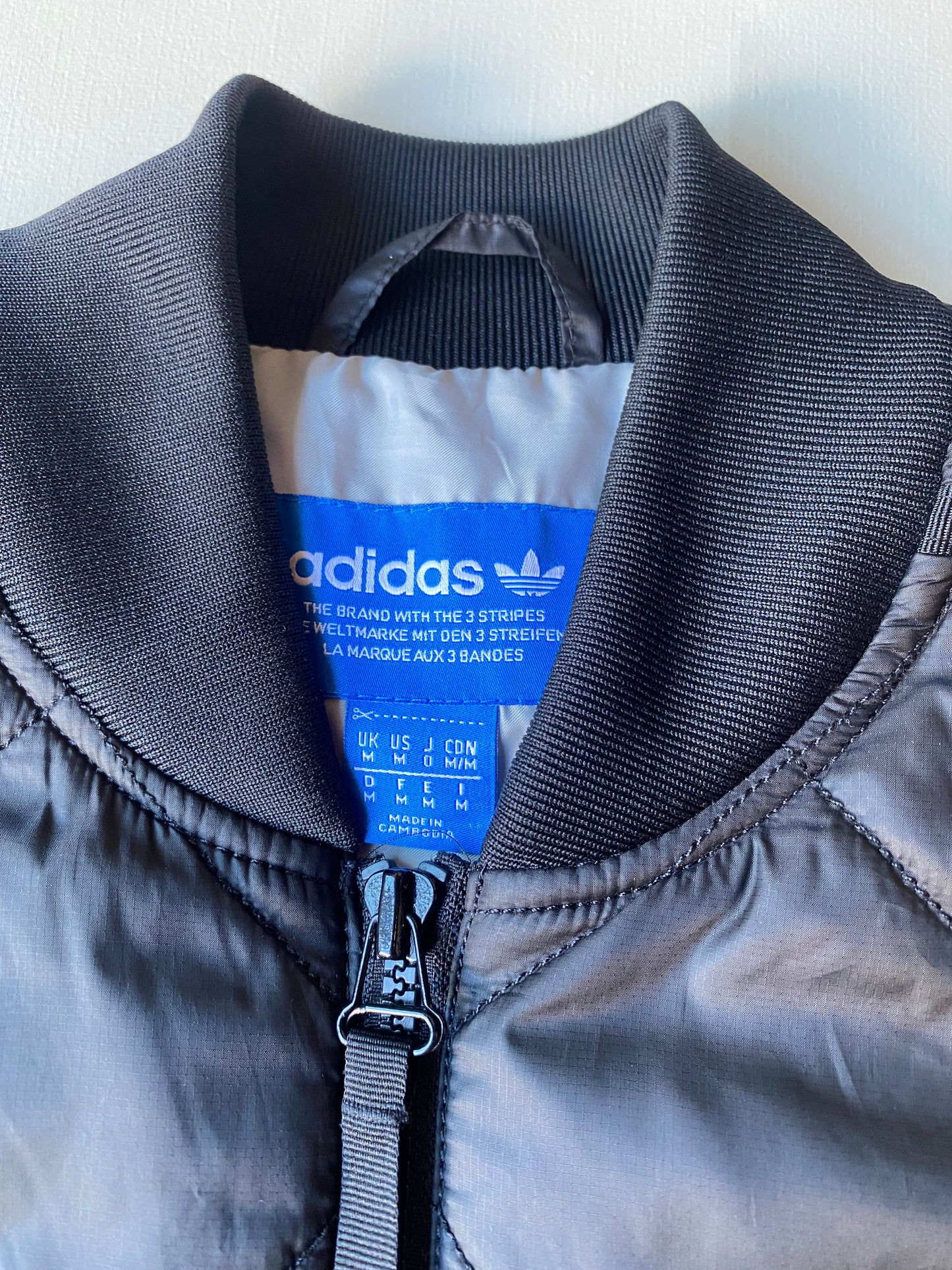 Veste matelassée Adidas, Noire, M