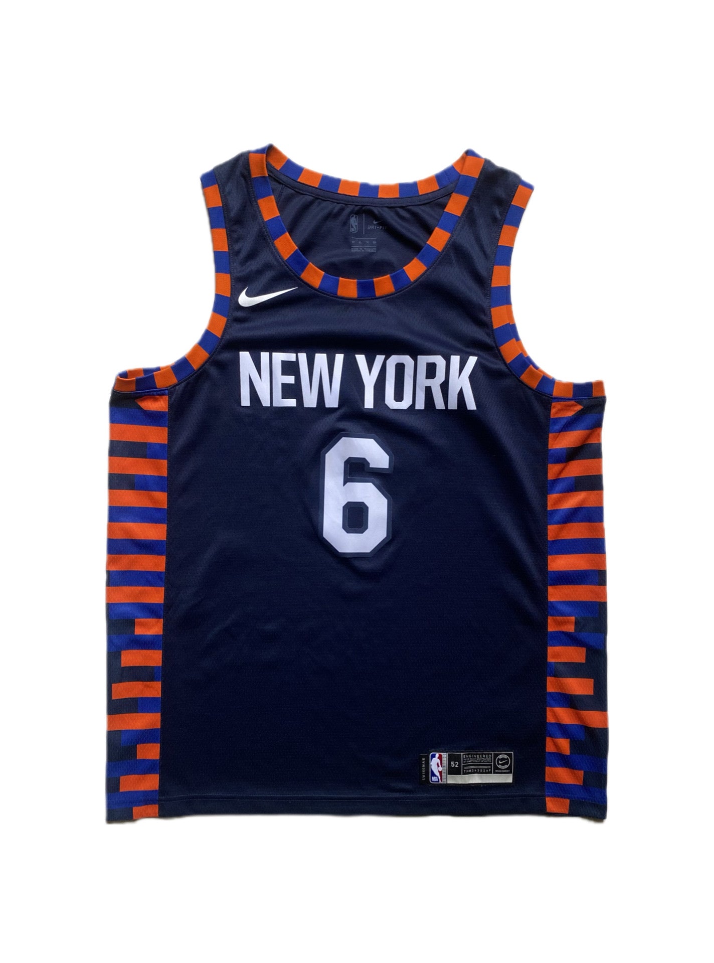 Maillot de basket Nike, New York Knicks, Porzingis, bleu marine, M