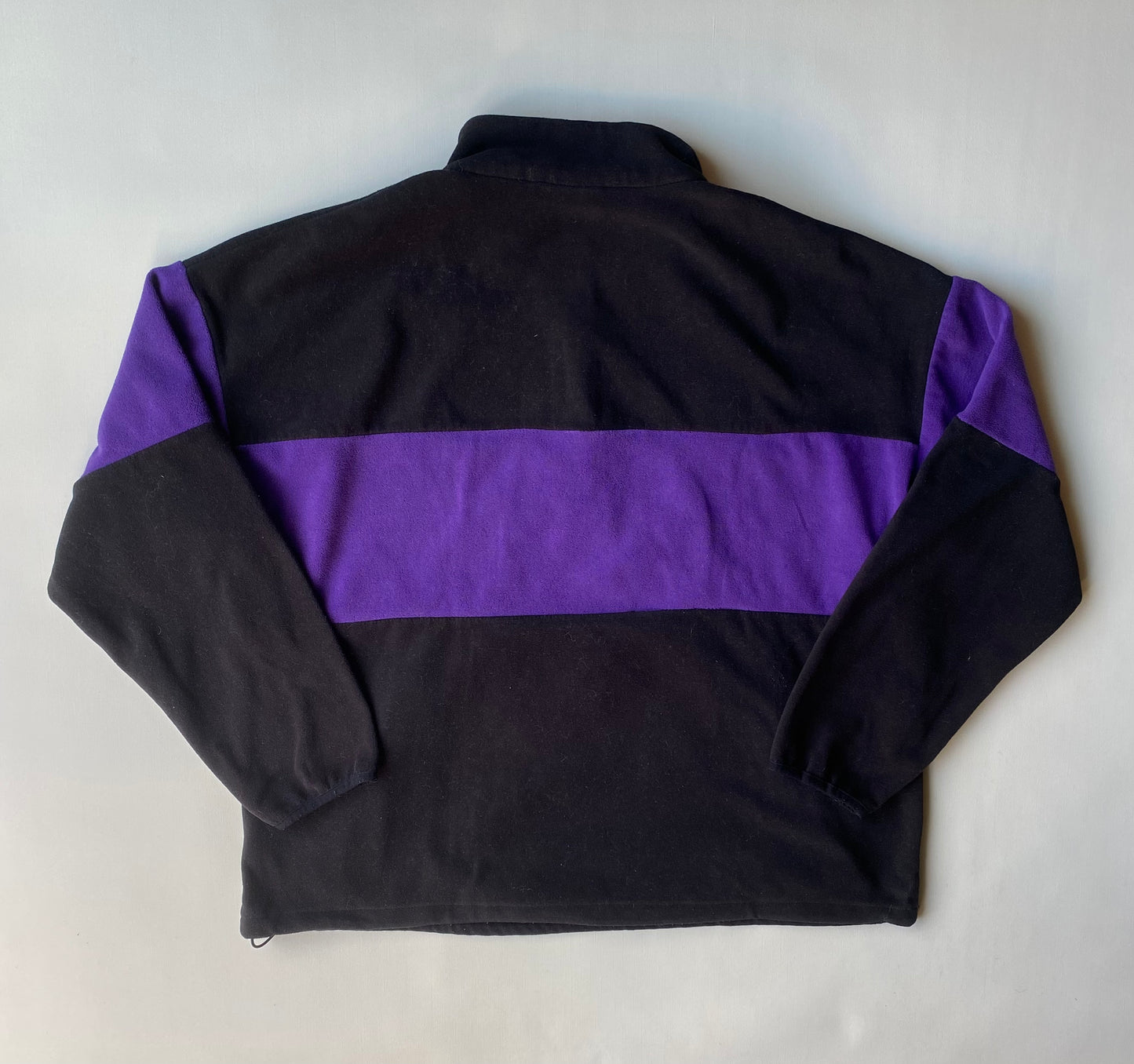 Polaire Fila Tech, noir et violet, M oversize