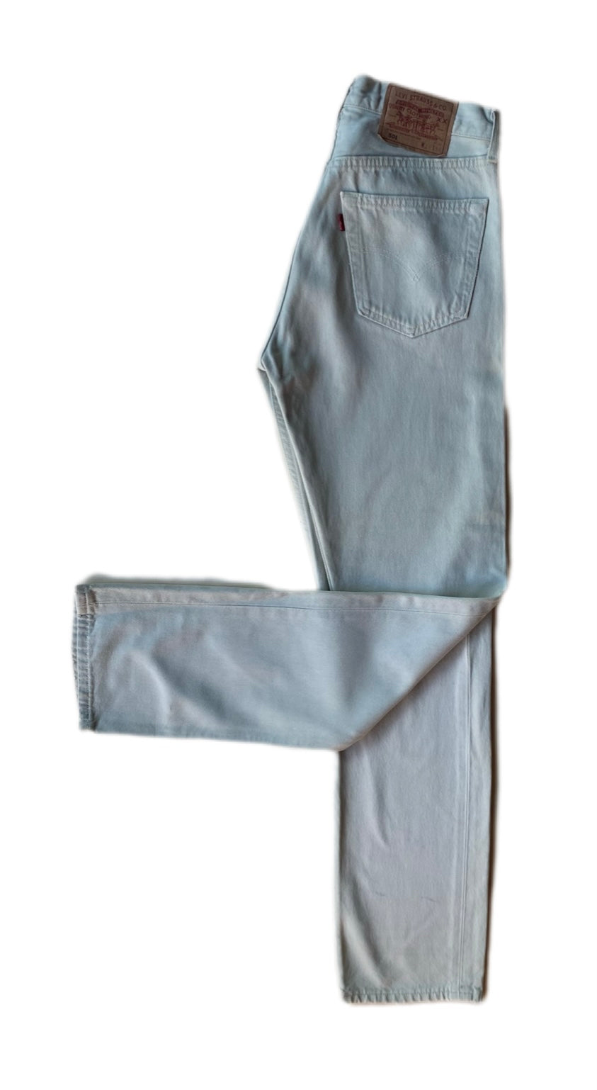 Jean Levi's 501, blanc / vert, 31-34