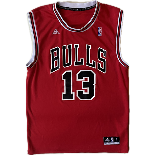 Maillot basket NBA Adidas, Chicago Bulls, Noah, rouge, M