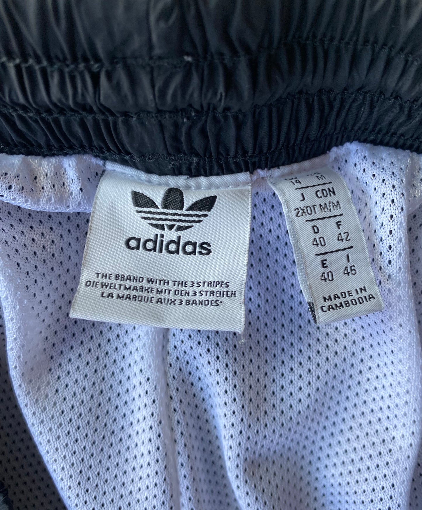 Pantalon jogging Adidas originals, noir et blanc, S (36)