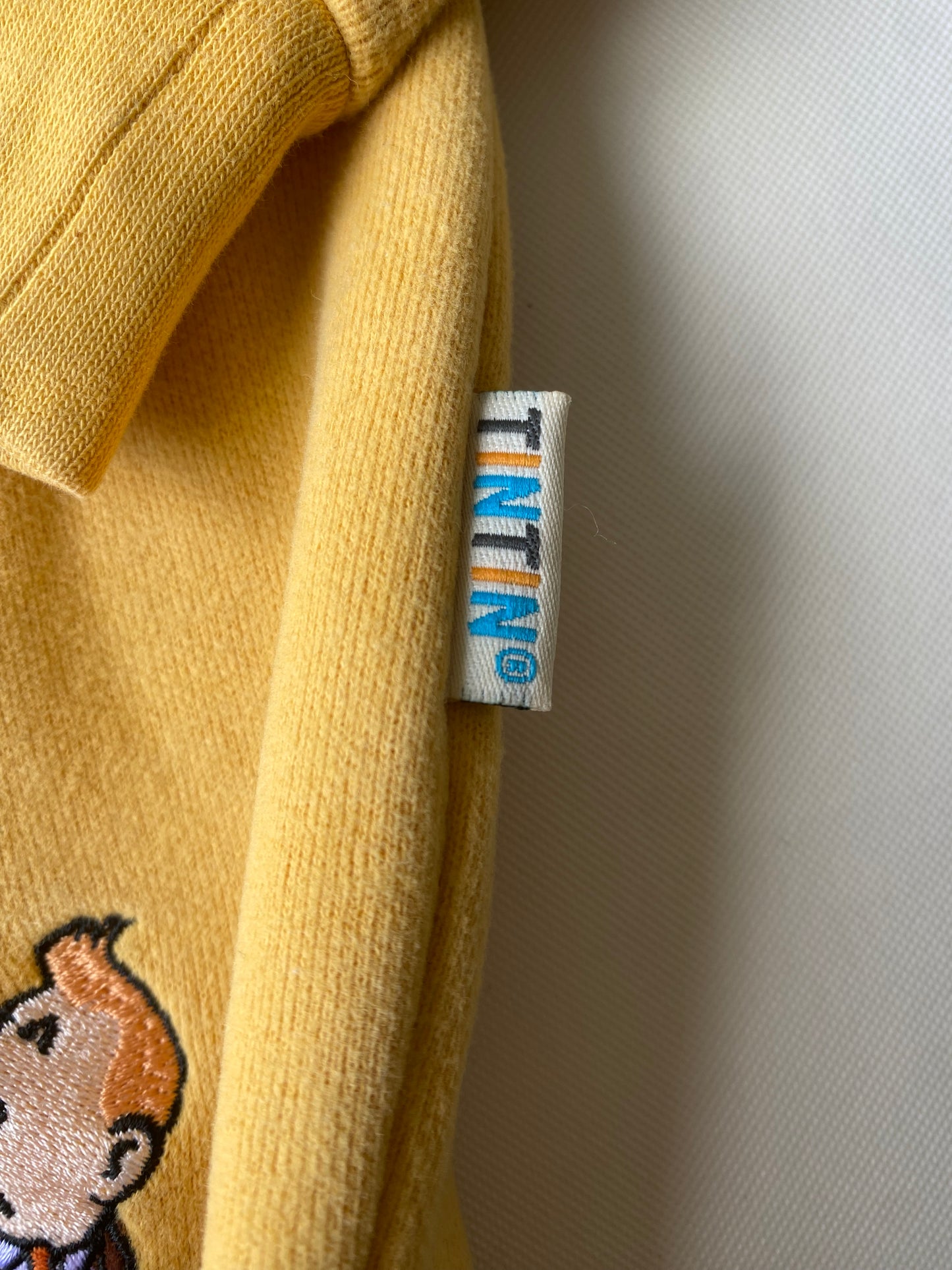 ✅ Pull collector Tintin, jaune, L
