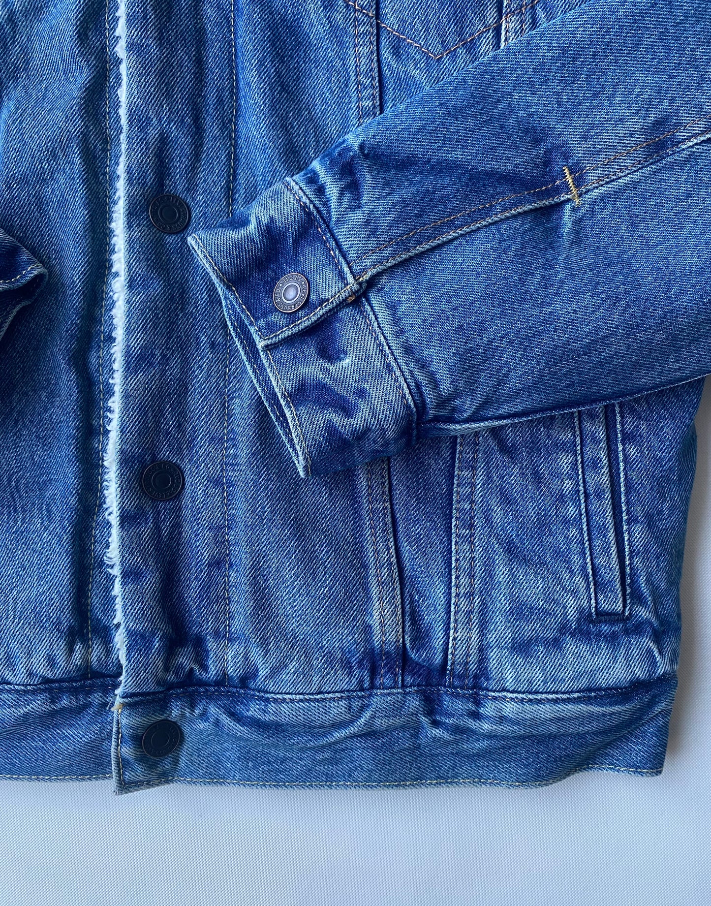 ✅ Veste en jean polaire Levi's, bleu, M/L