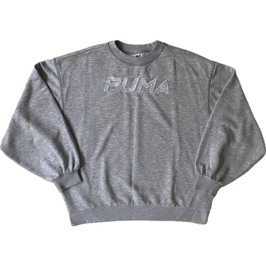 ✅ Pull vintage Puma, gris, M