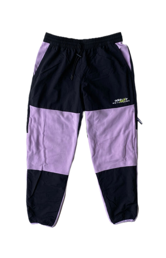 Pantalon jogging polaire Adidas Adventure, rose et noir, M (40)