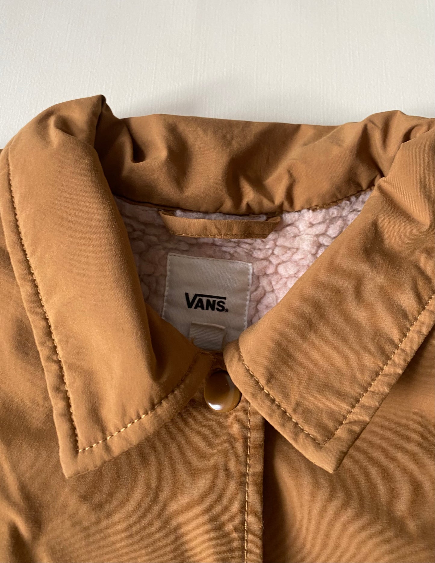 Veste Vans polaire, Marron / rose, XS oversize