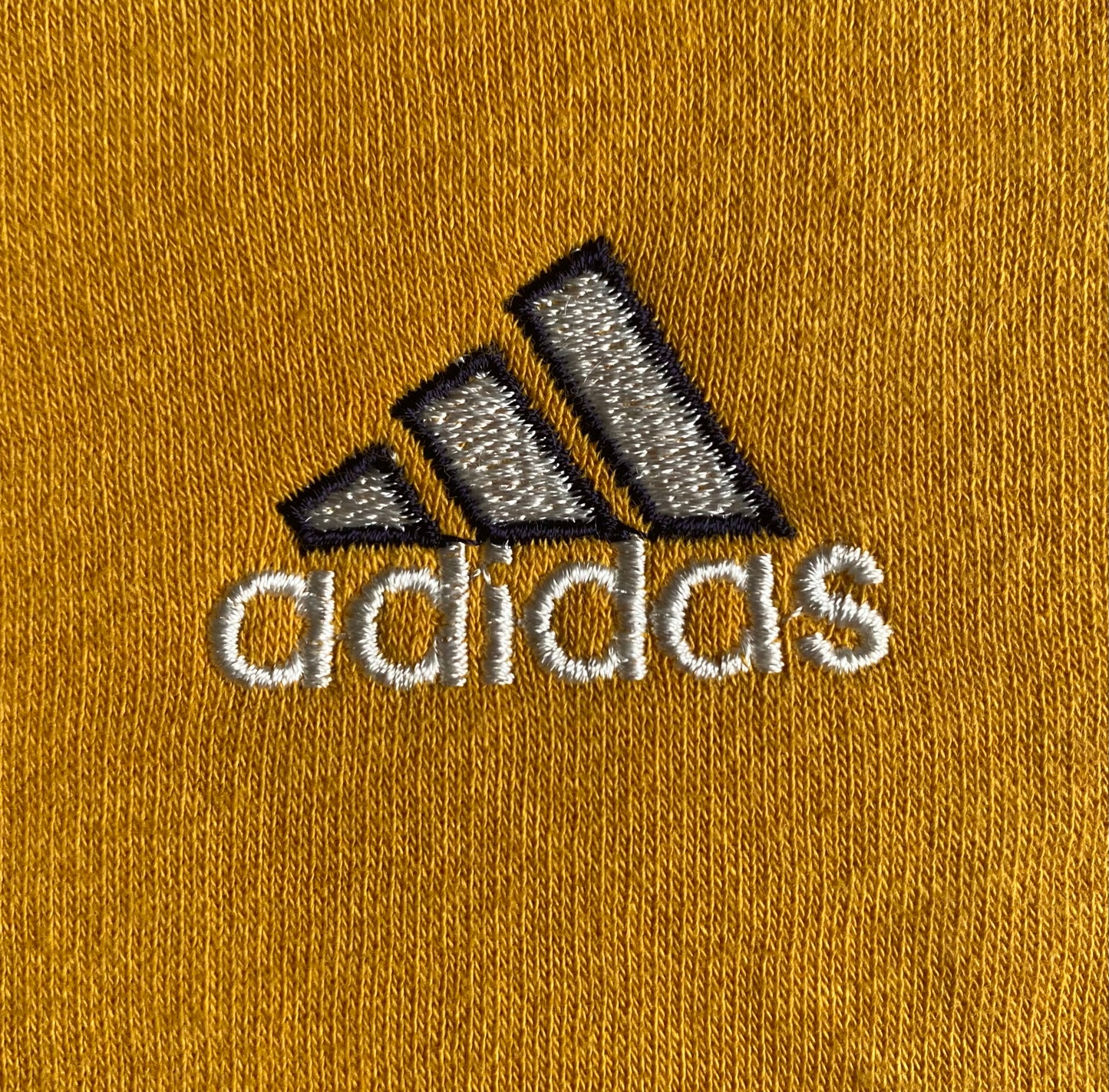 Pull vintage Adidas, moutarde, L/XL