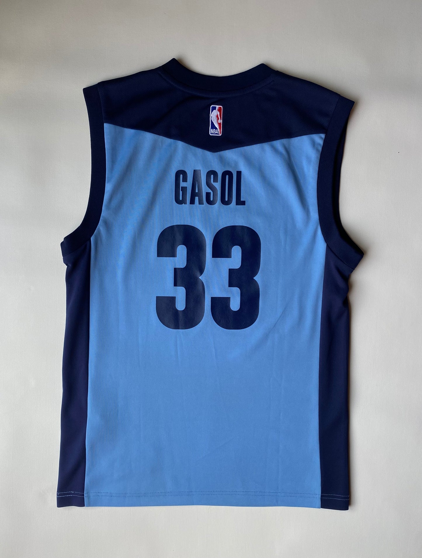 Maillot de basket Adidas, Memphis, Gasol, Bleu, S