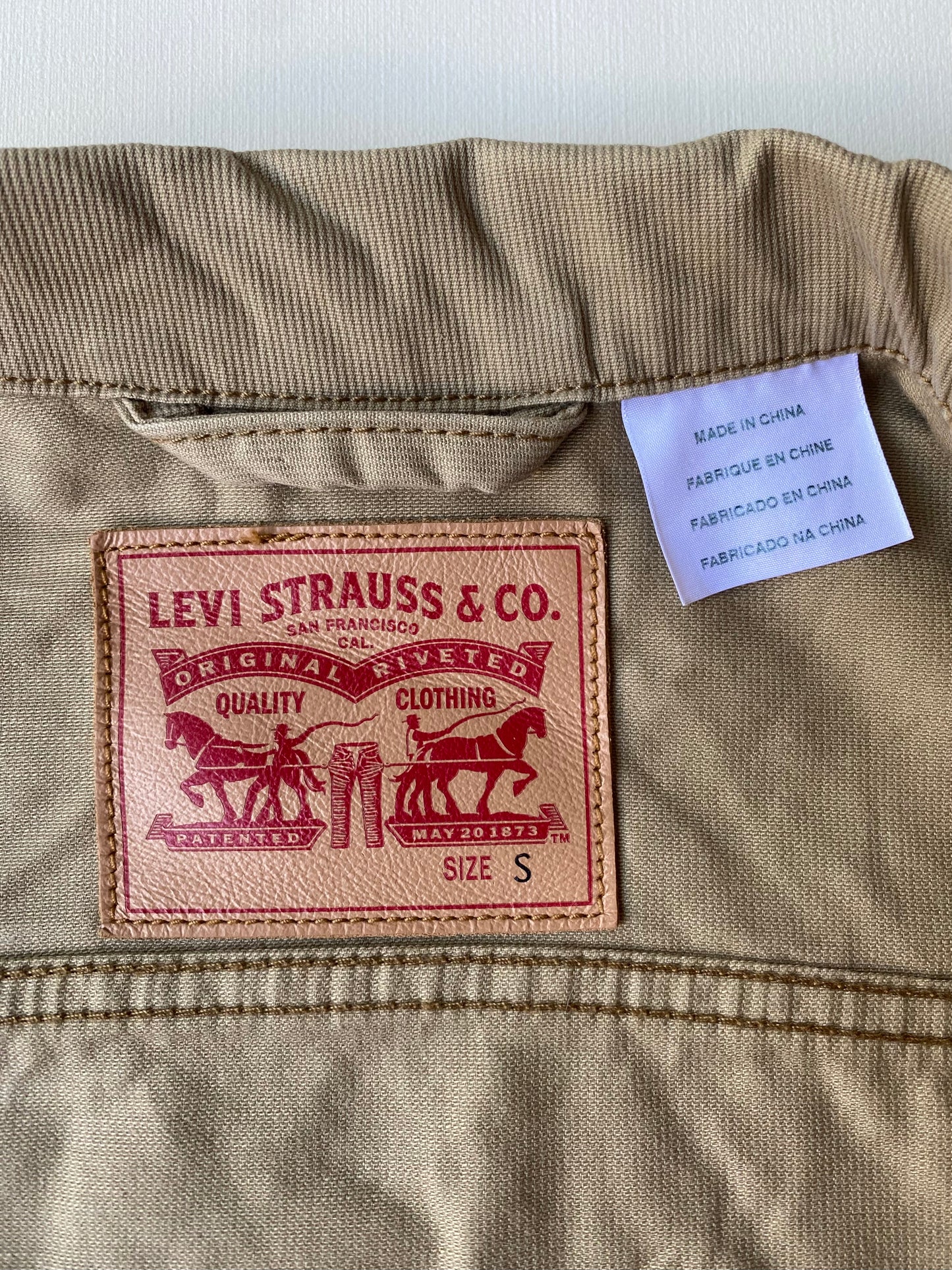 Veste jean Levi's, beige, S