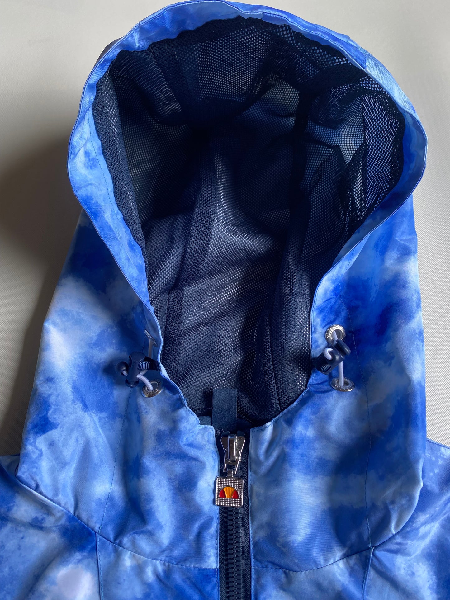 Veste coupe-vent / pluie Ellesse, bleu aquatique, L