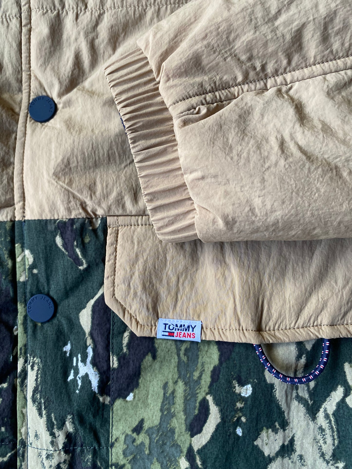 Veste réversible Tommy Hilfiger, Sable / kamo / marine, S / M