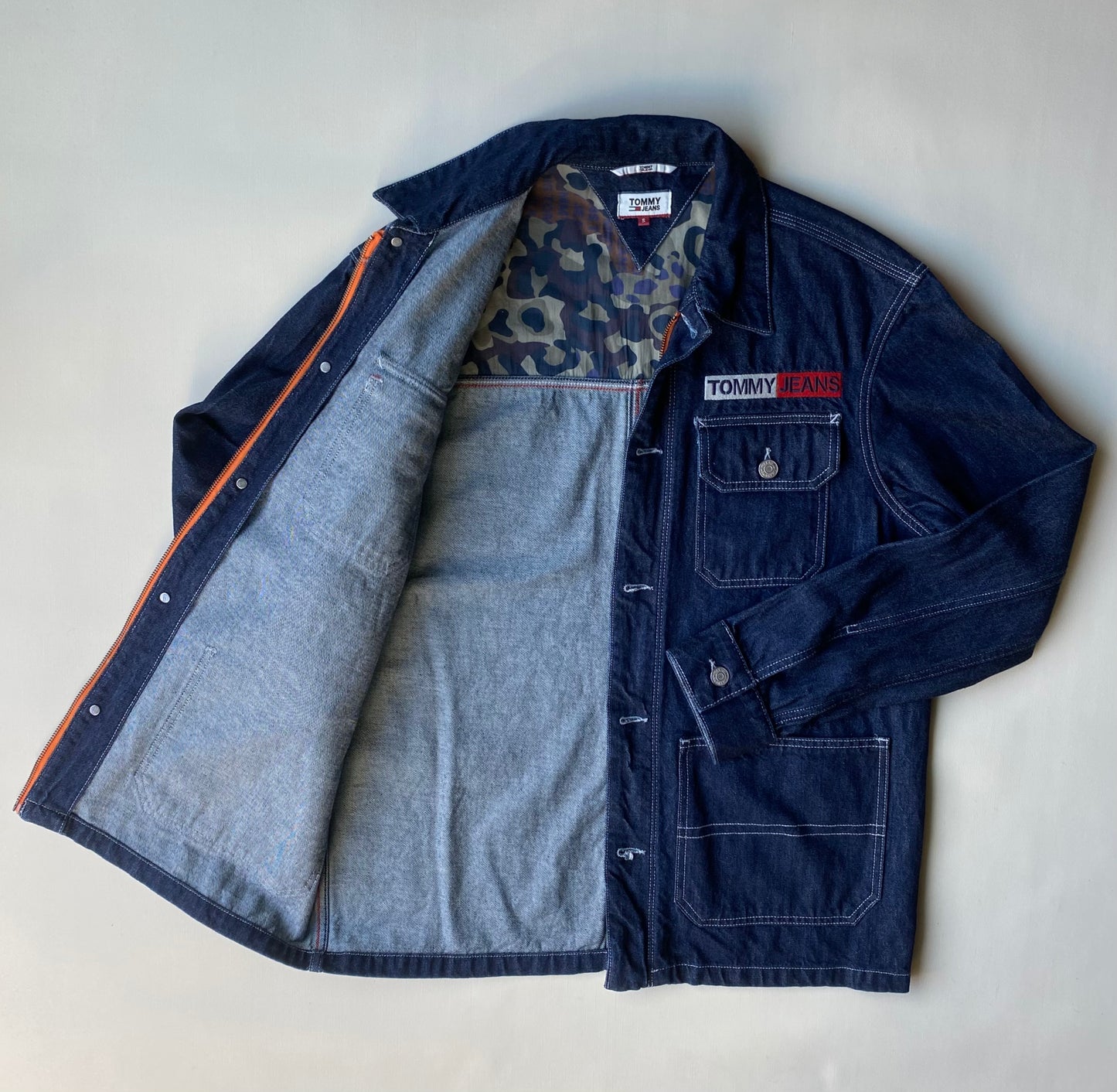 Veste jean Tommy Hilfiger, bleu marine, S oversize