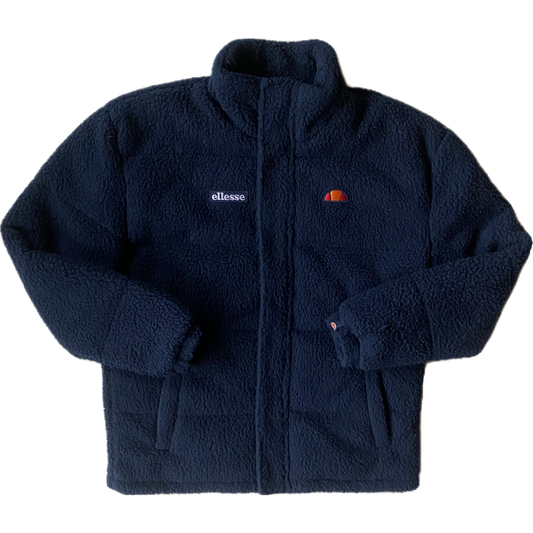 Doudoune polaire Ellesse, bleu marine, S oversize