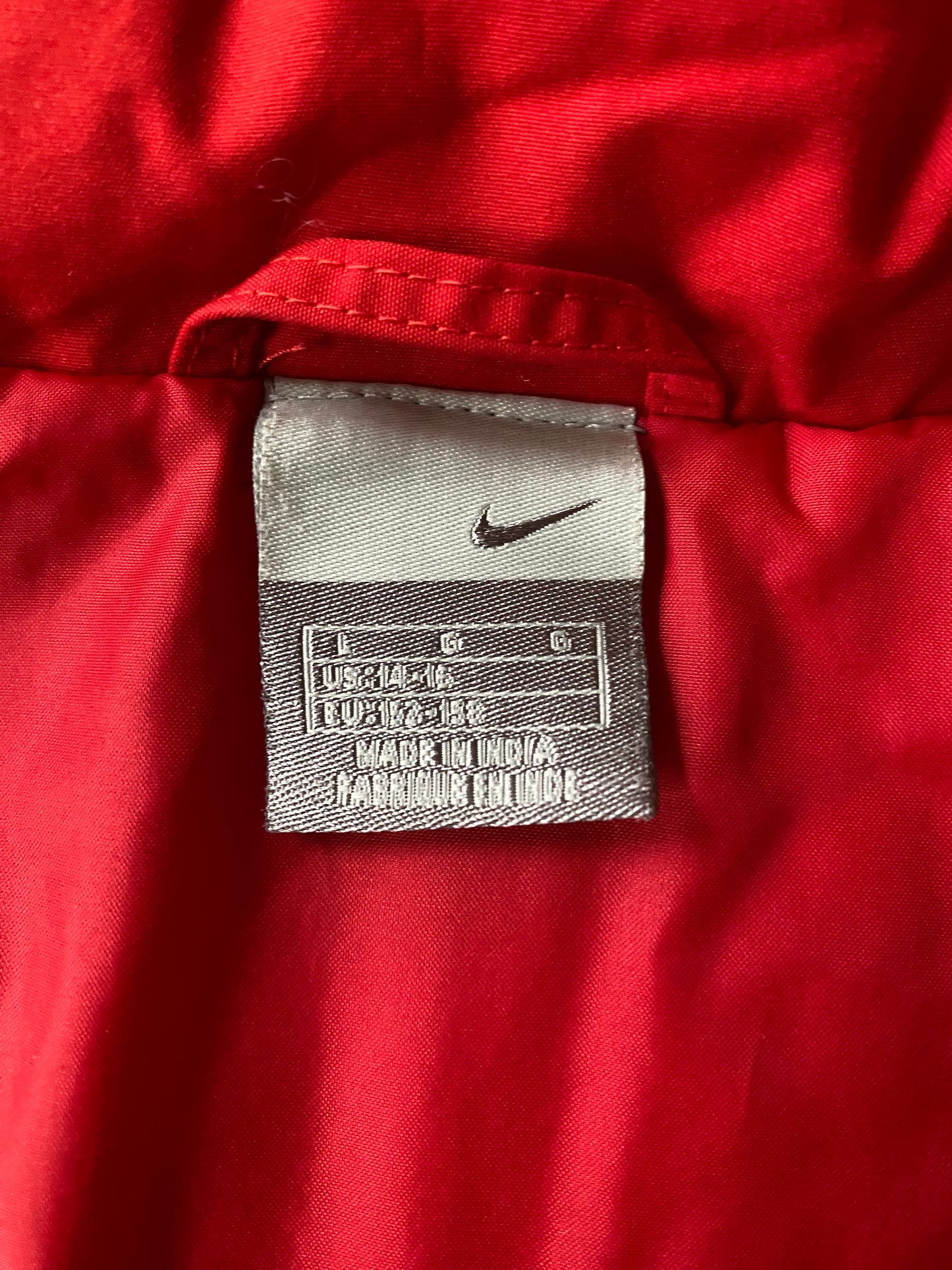 Manteau vintage Nike, rouge, S