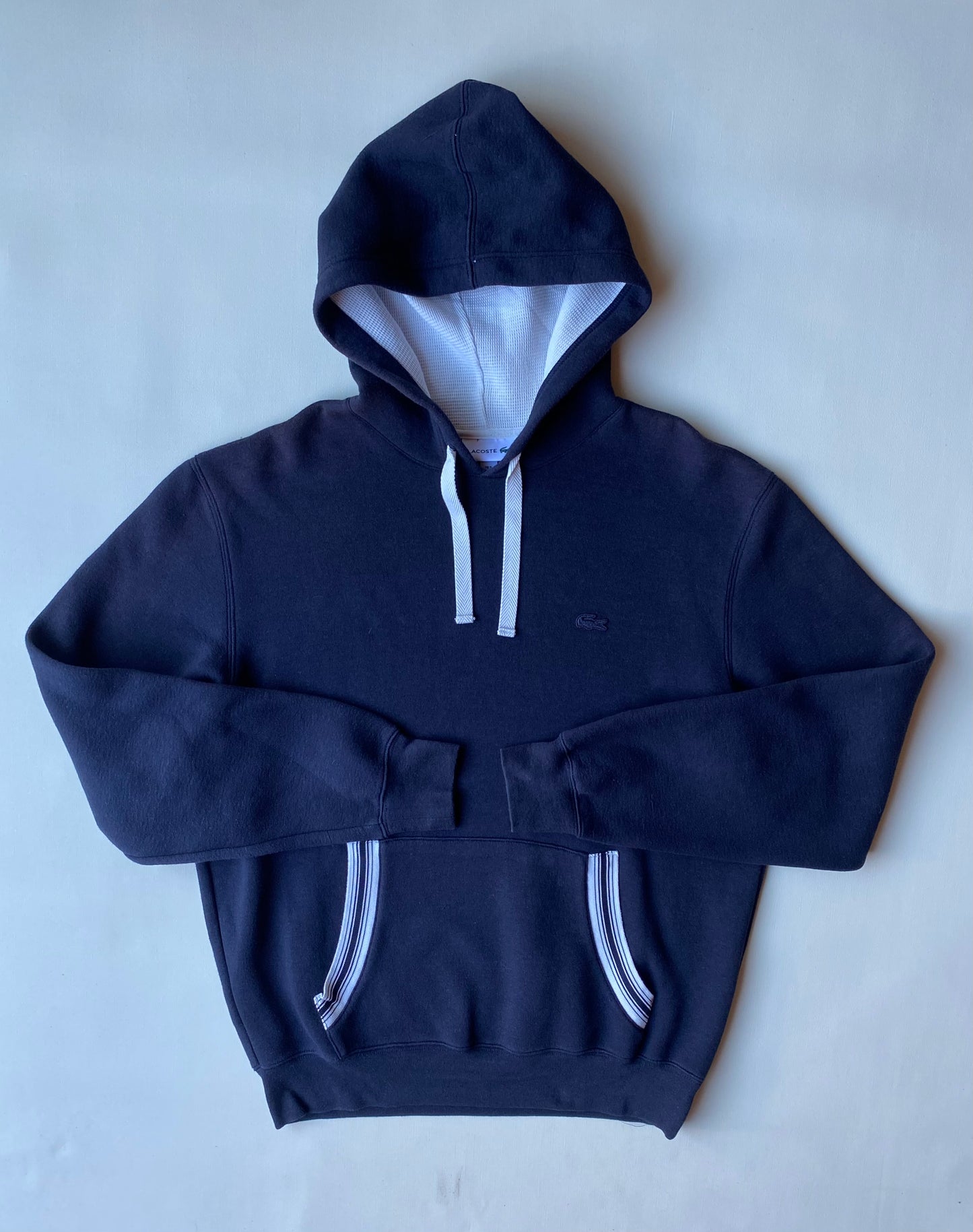 Pull à capuche Lacoste, bleu marine, L