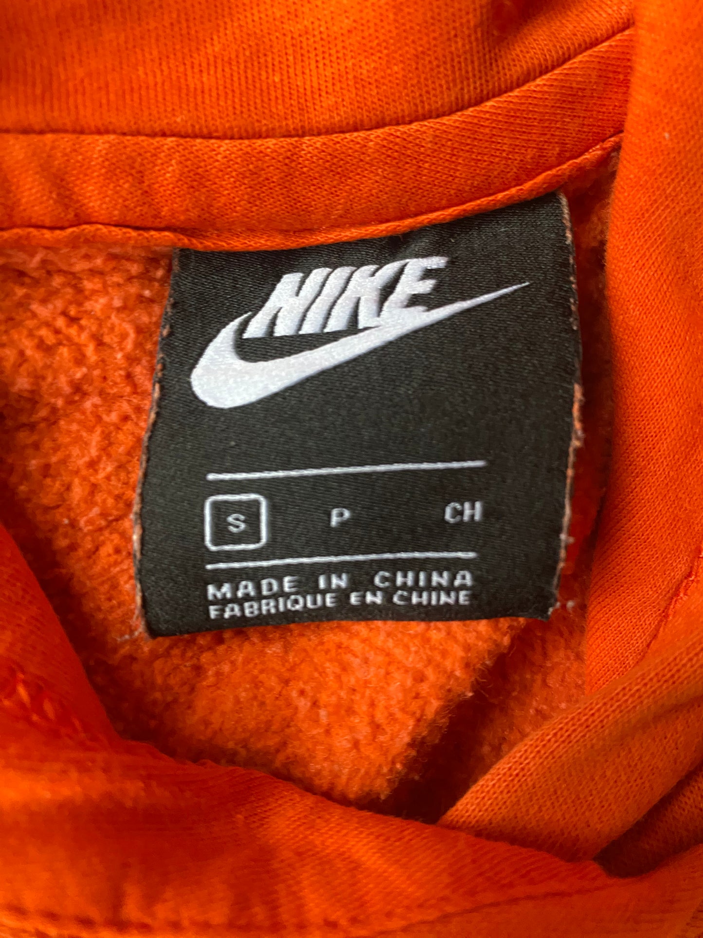 Hoodie Nike, orange, S bien oversize