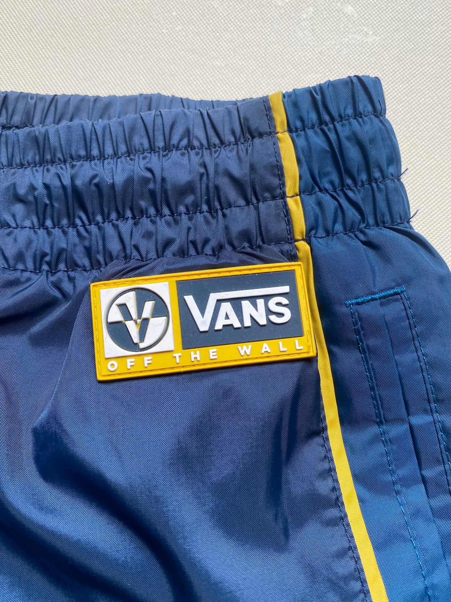 Pantalon jogging nylon Vans, bleu marine, M (38)