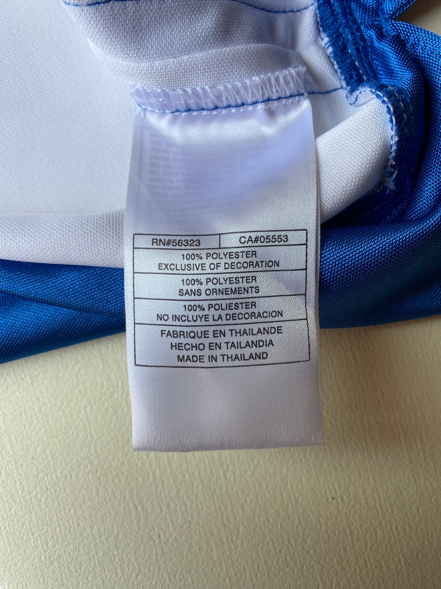 Maillot d'entraînement Jordan, blanc/bleu, L