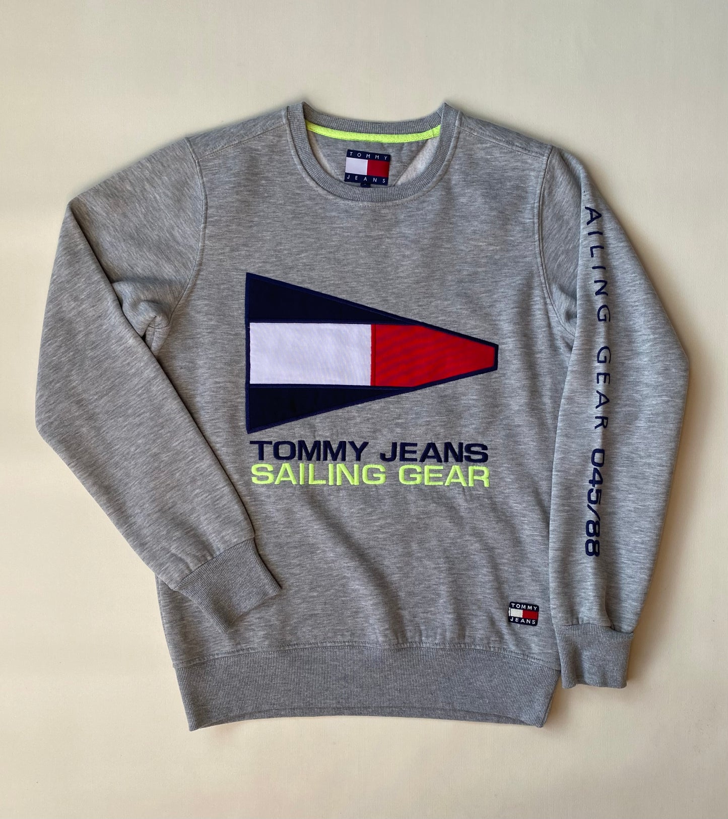 Pull Tommy Hilfiger sailing, gris, S