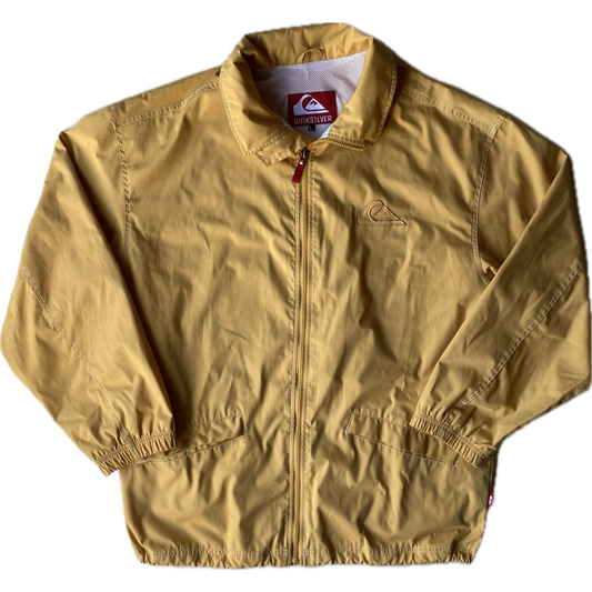 ✅ Veste coupe-vent Quiksilver, jaune, L oversize