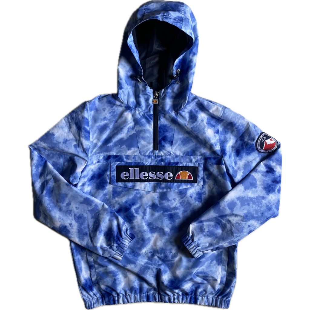 Veste coupe-vent / pluie Ellesse, bleu aquatique, L