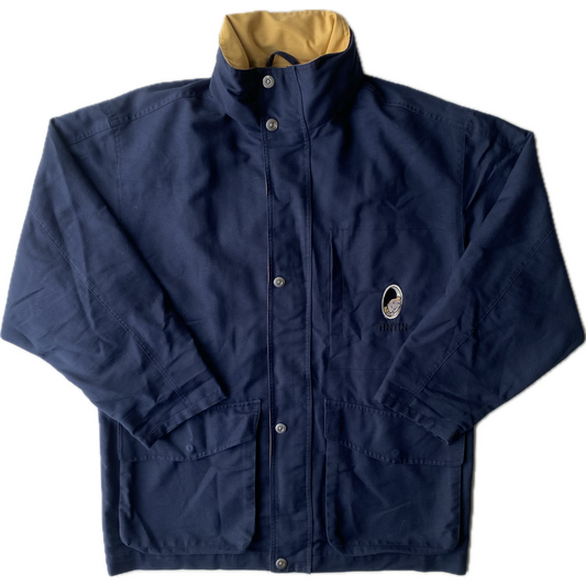 ✅ Veste collector Tintin, bleu marine, XL