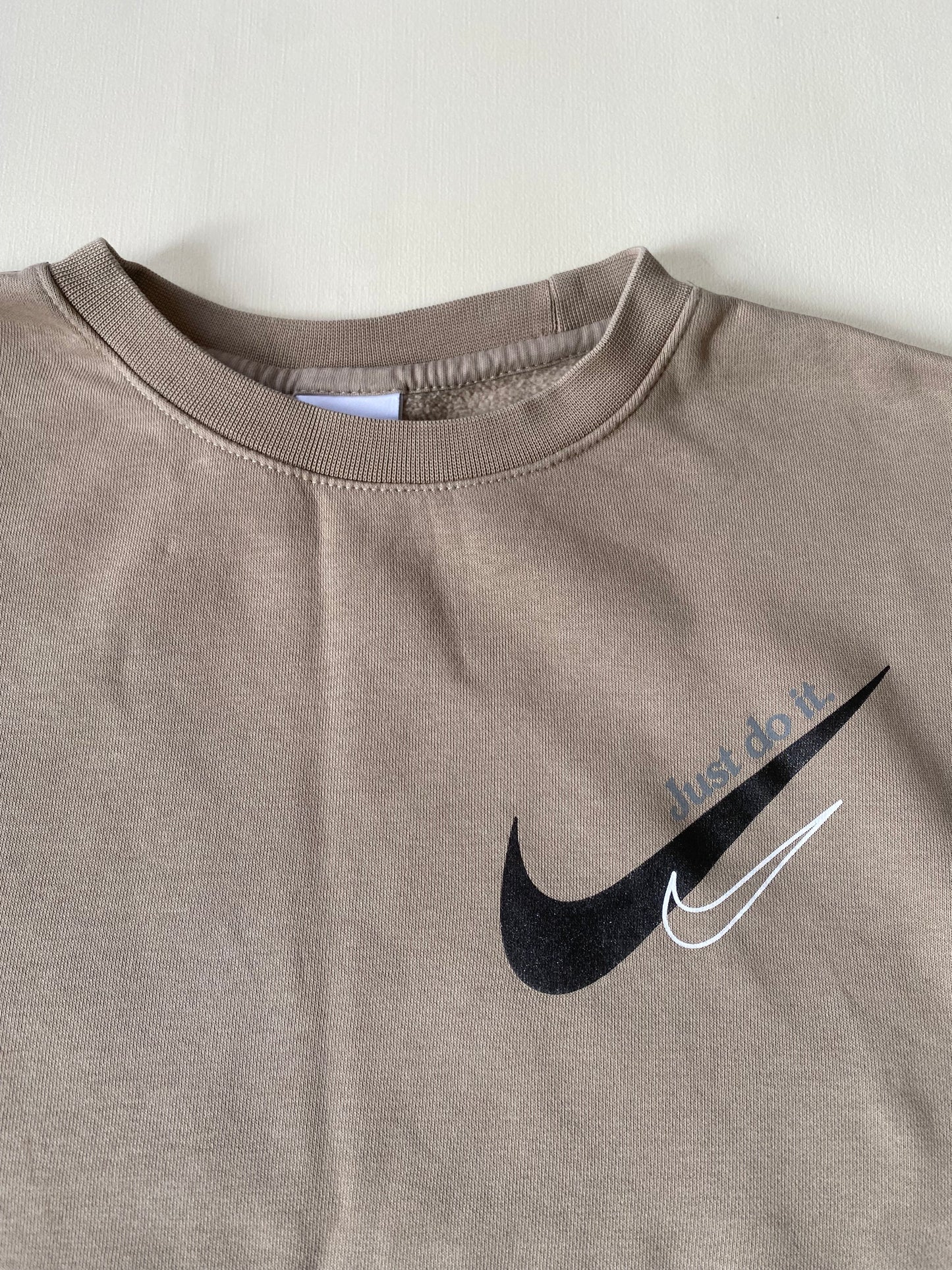 Pull crewneck Nike, beige, M