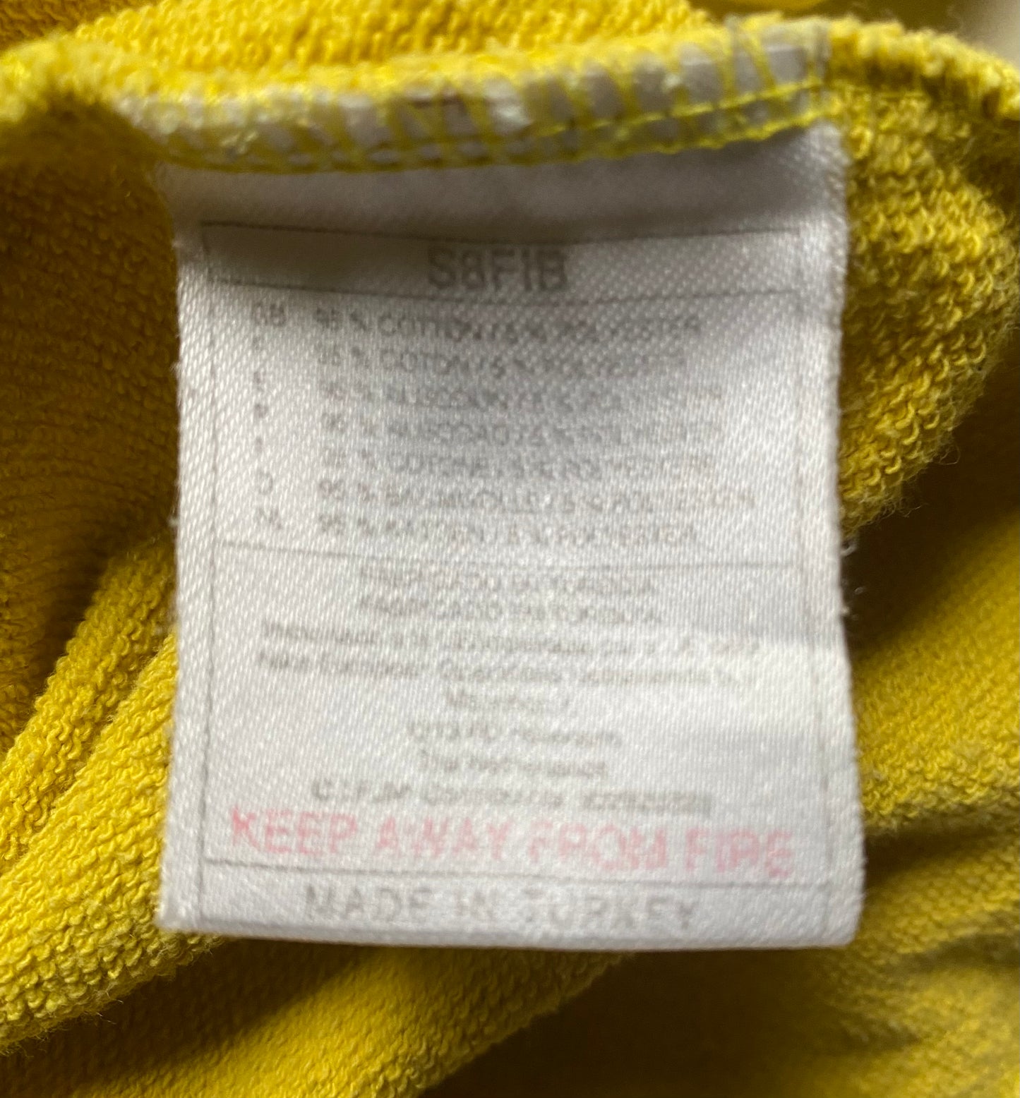 Pull Nike vintage brodé, jaune moutarde, XL