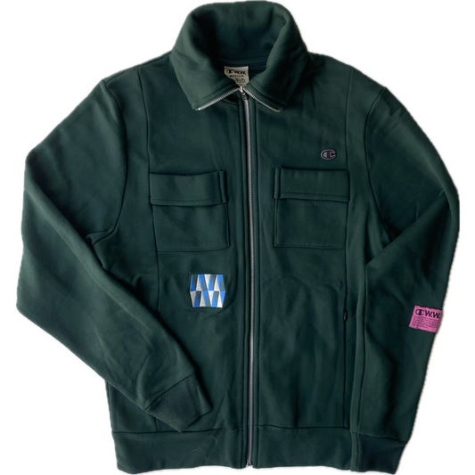 Veste Champion x Wood Wood, vert sapin, M