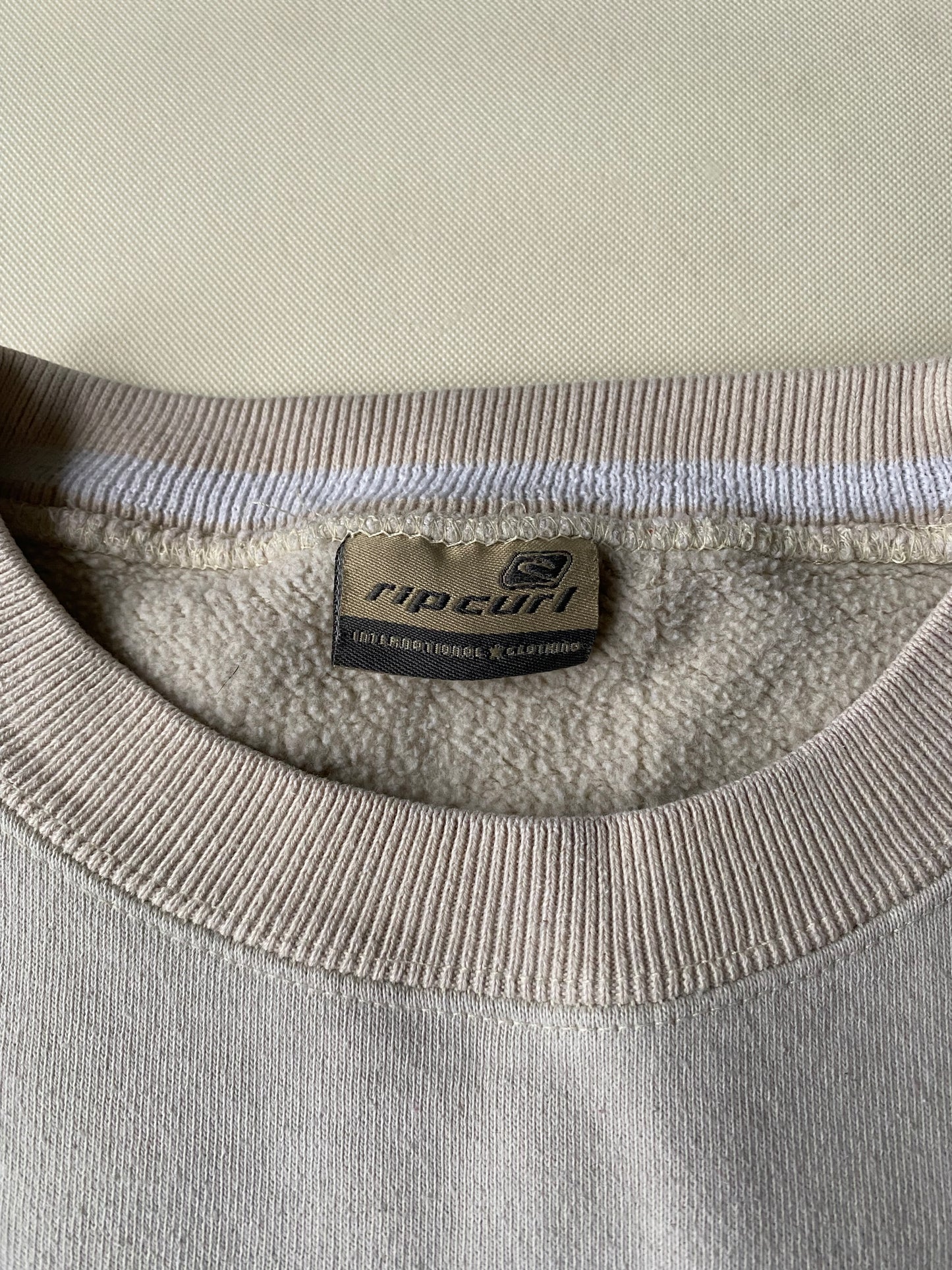 ✅ Pull vintage Quiksilver, beige, L