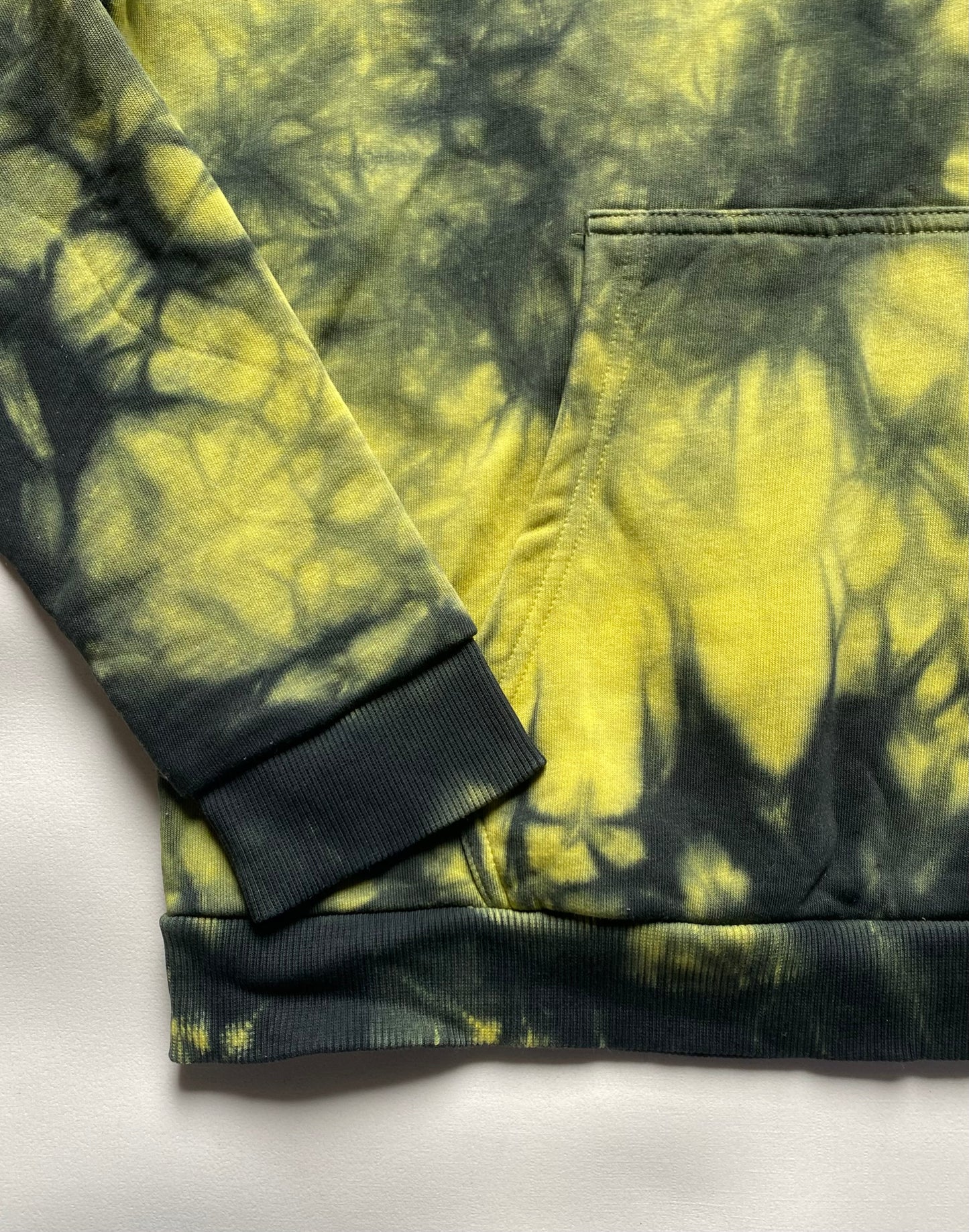 Hoodie Karl Kani, Vert et noir tie and dye, L