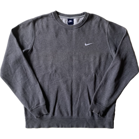 Pull Nike brodé, gris, XL