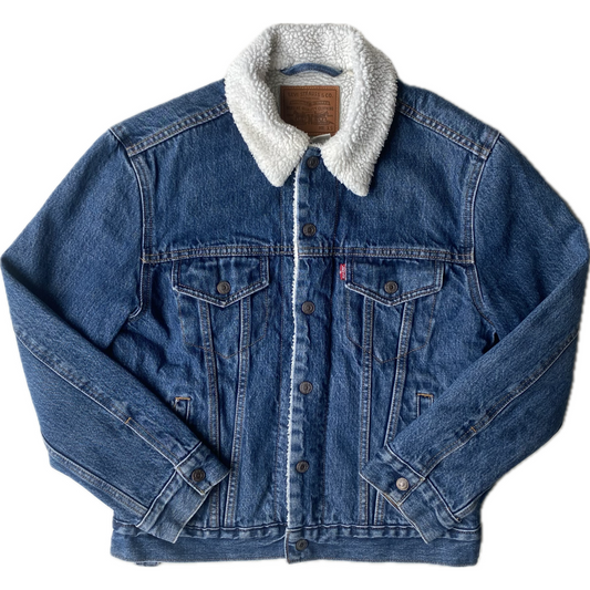 Veste jean polaire Levi's, bleu, XS