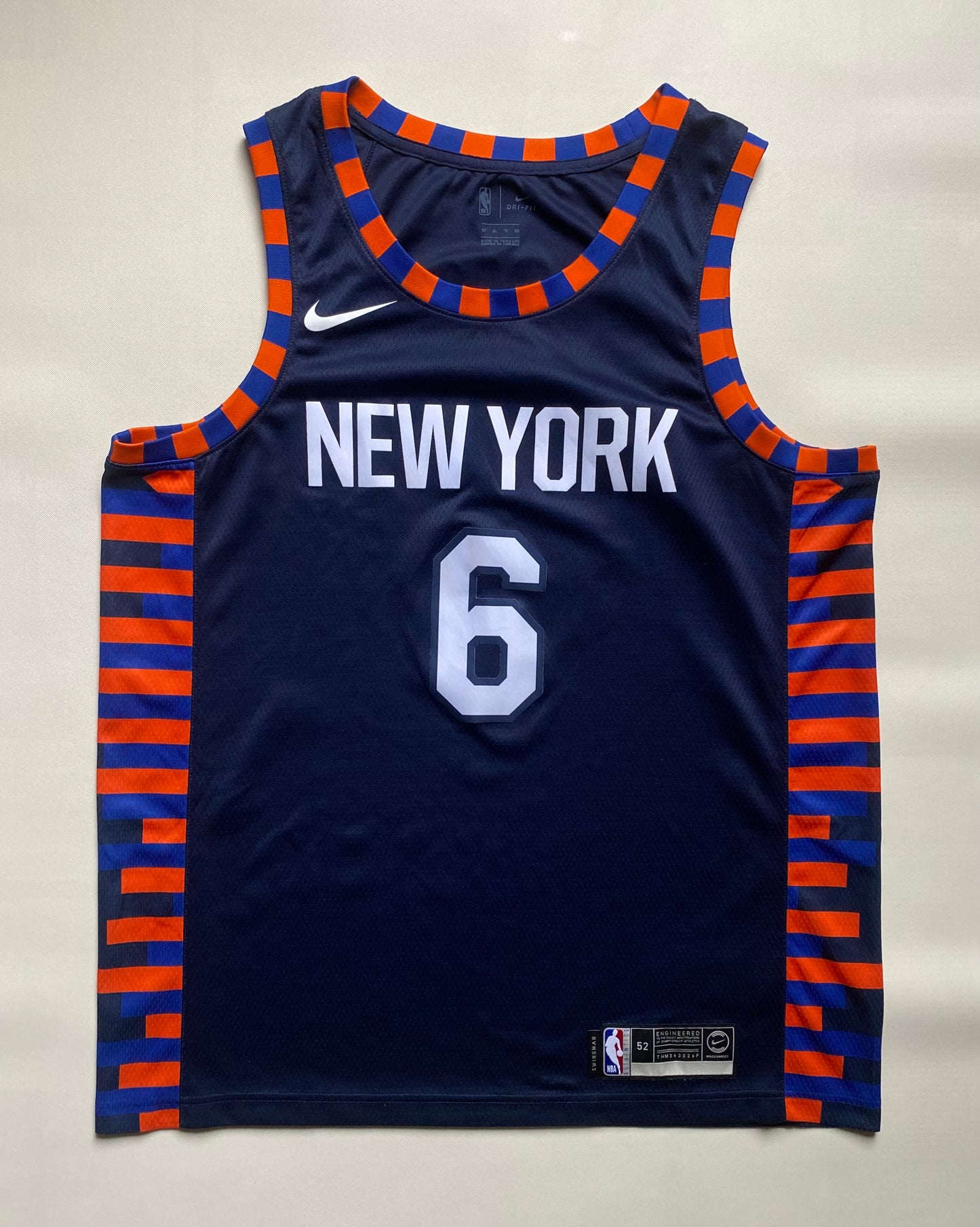 Maillot de basket Nike, New York Knicks, Porzingis, bleu marine, M