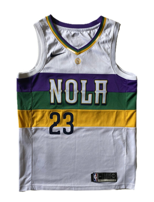 ✅ Maillot NBA Nike, New Orleans Anthony Davis, blanc, M