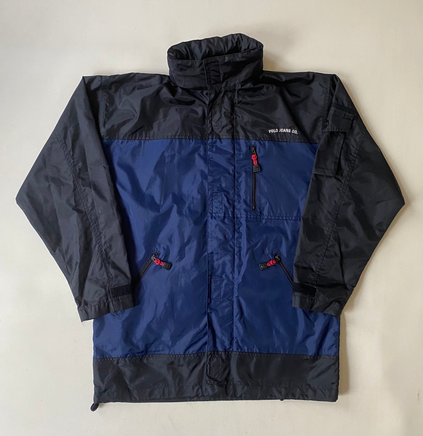 Veste coupe-vent / pluie ralph lauren, bleu marine et noir, L