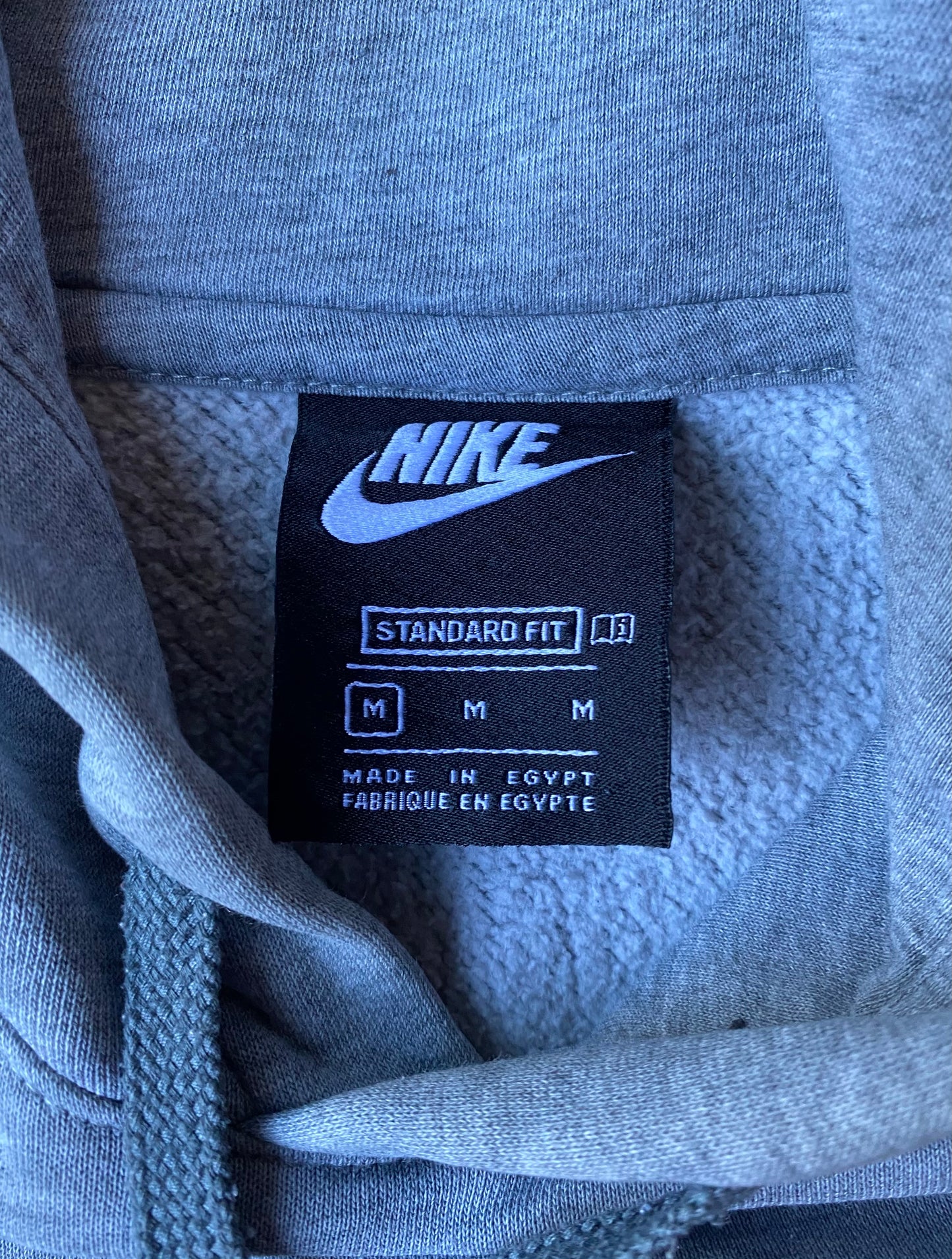 Pull à capuche Nike, gris, M