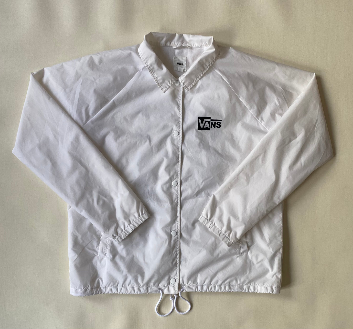 Veste coupe-vent Vans, blanc, M