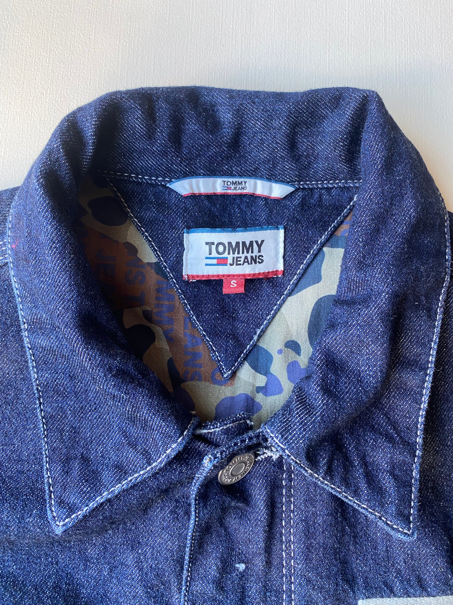 Veste jean Tommy Hilfiger, bleu marine, S oversize