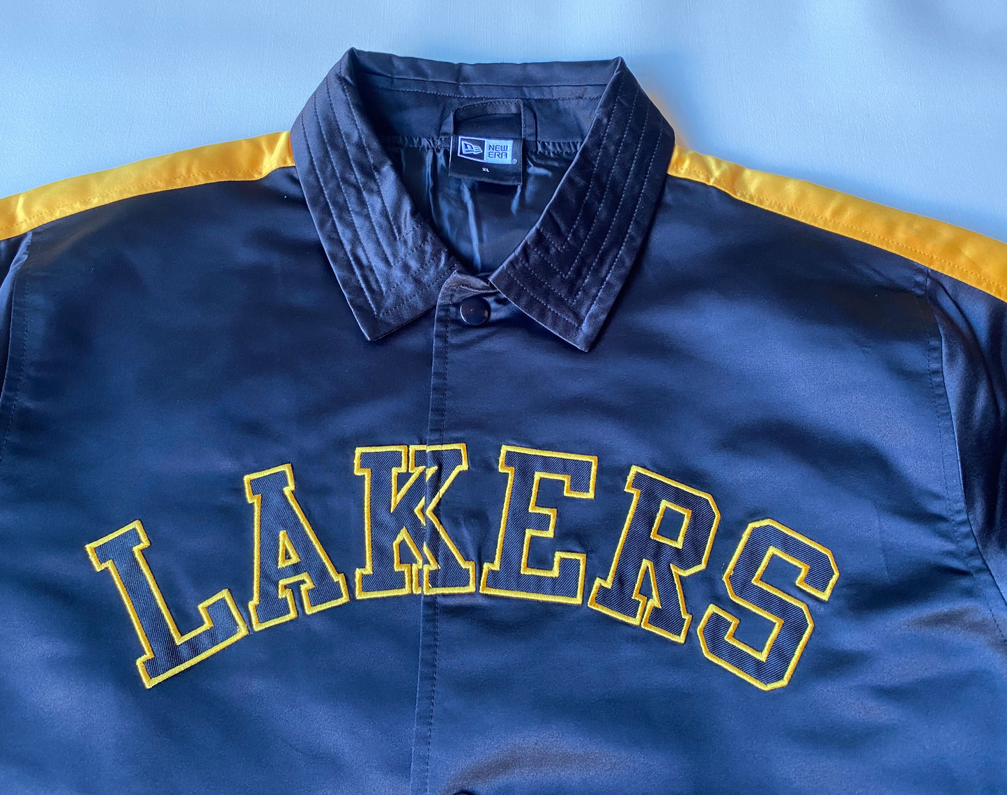 Veste New Era, NBA Lakers, noire et jaune, XL