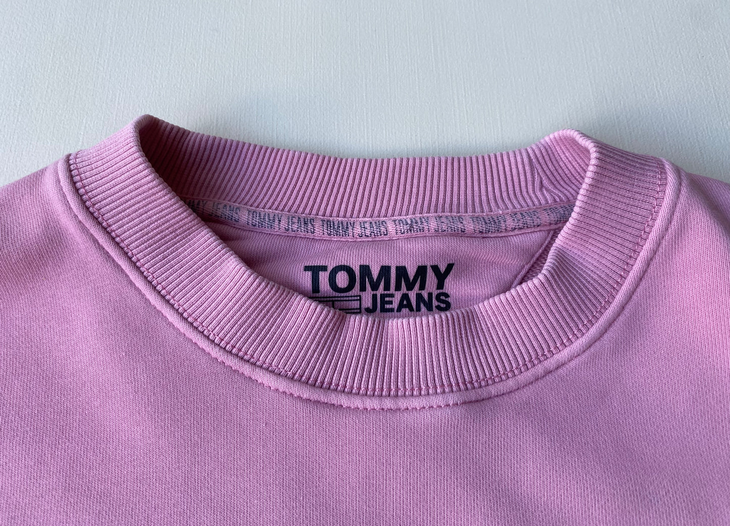 Pull Tommy Hilfiger, rose, M (assez long)