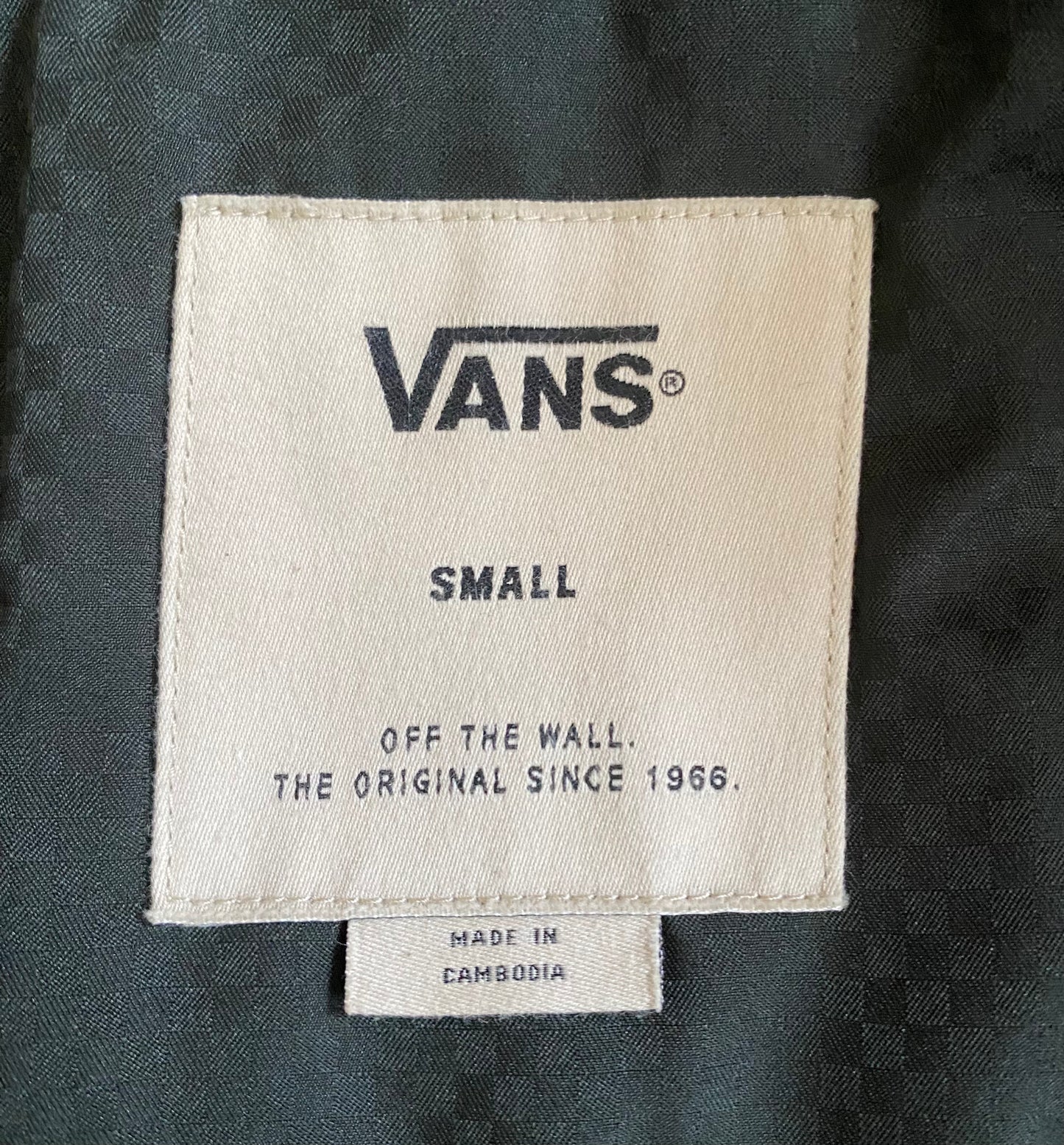 Manteau / parka Vans, bleu / gris, S oversize