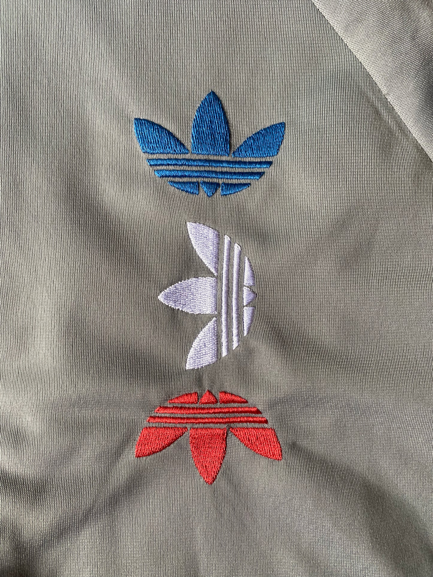 Veste jogging Adidas, gris, S oversize