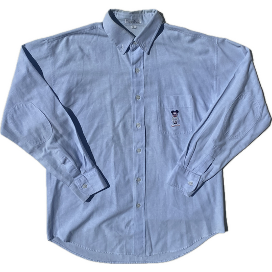 ✅ Chemise vintage Mickey collector, bleu clair, M