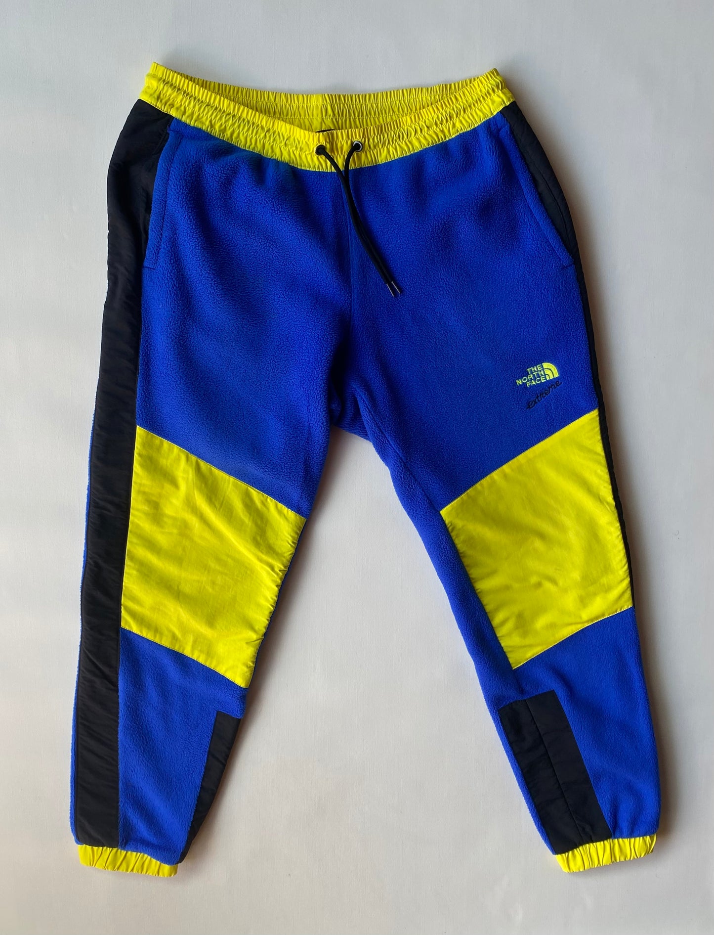 Pantalon jogging The North Face extreme, bleu / jaune / noir, M (42-44)