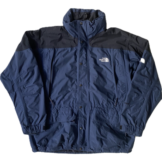 Parka The North face vintage, bleu marine et noir, L oversize