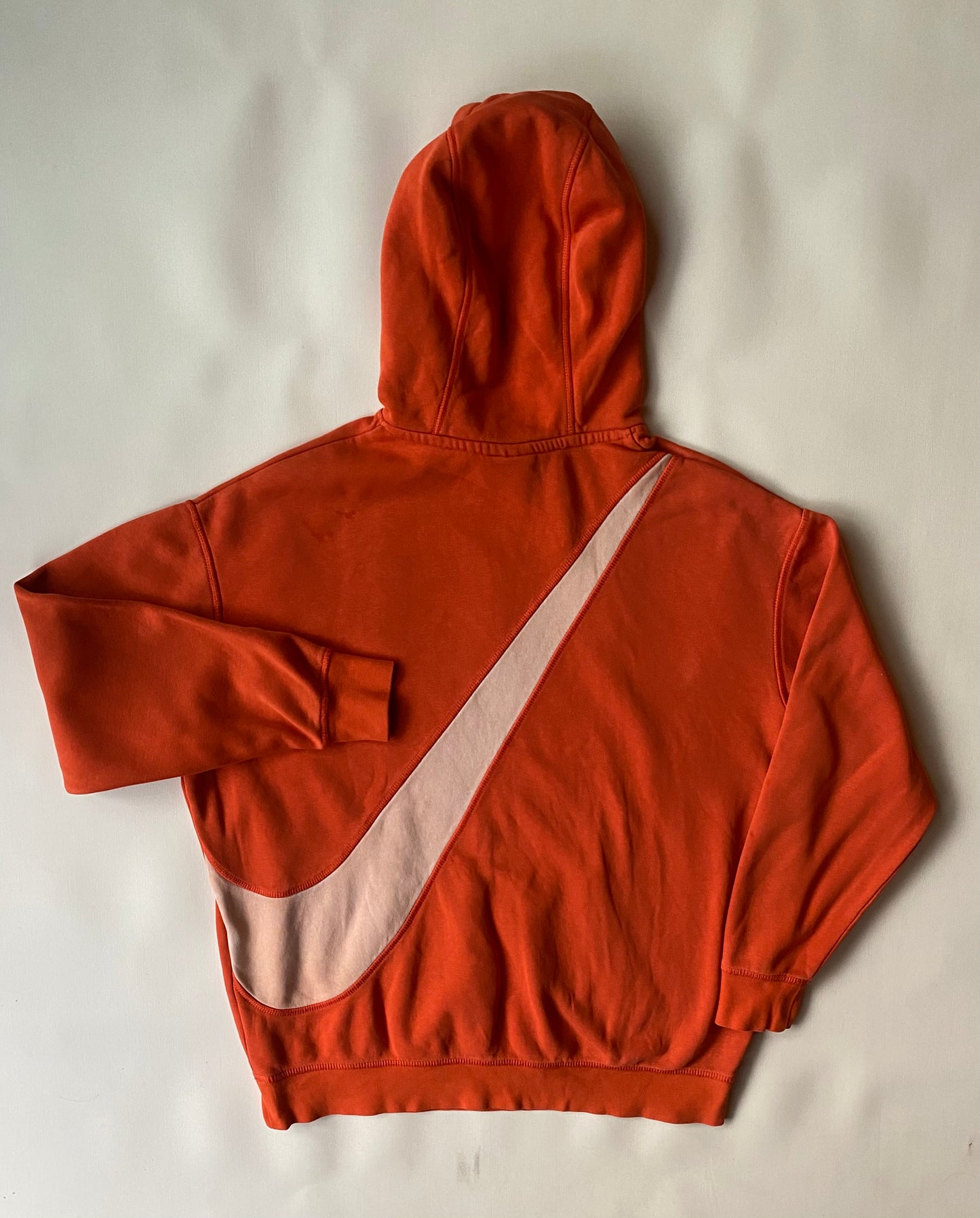 Hoodie Nike, orange, S bien oversize