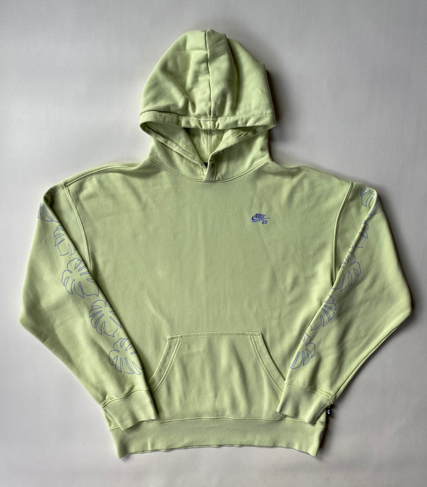 Hoodie Nike SB, vert pâle, S oversize